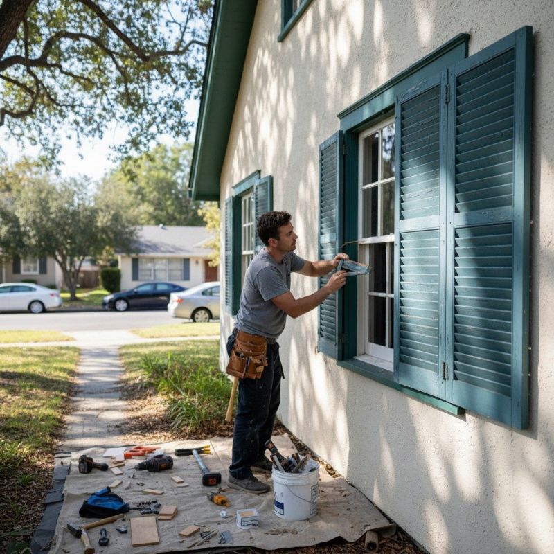 Shutter Reattachment in Kansas City, KS